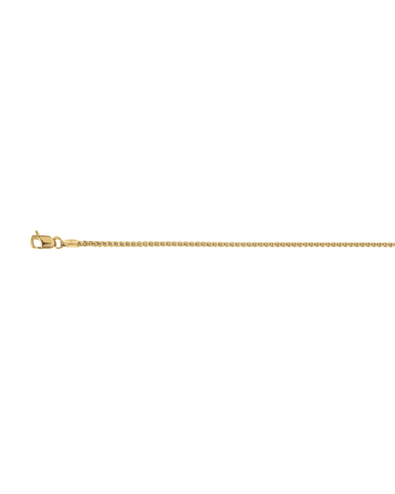 18CT Y/G D/C WHEAT 1.60mm/42cm